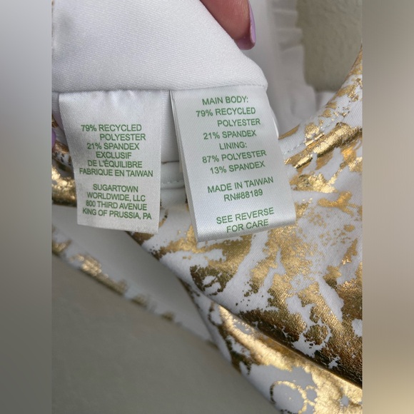 NWOT, Lilly Pulitzer UPF 50+ Luxletic Lindsay Sports Bra, Size XS - Picture 7 of 12